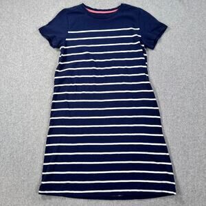 Southern Tide Striped T-Shirt Dress Womens X-Small Sunfarer Collection Navy Blue